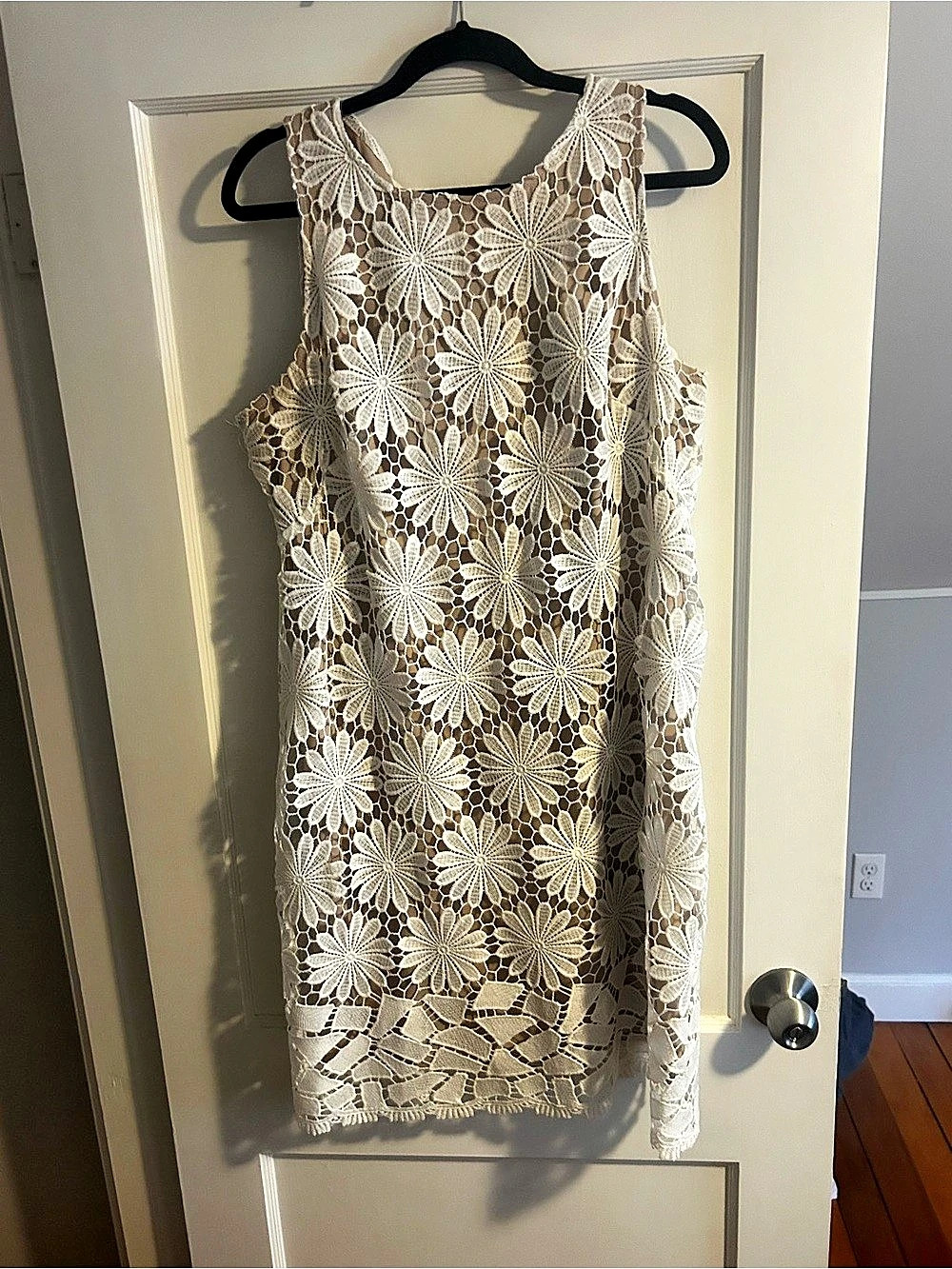 London Times Floral Lace Mini Dress Size 16
